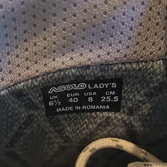 Asolo GTX Women's Gray and Blue Hiking Boots - Picture 5 of 9